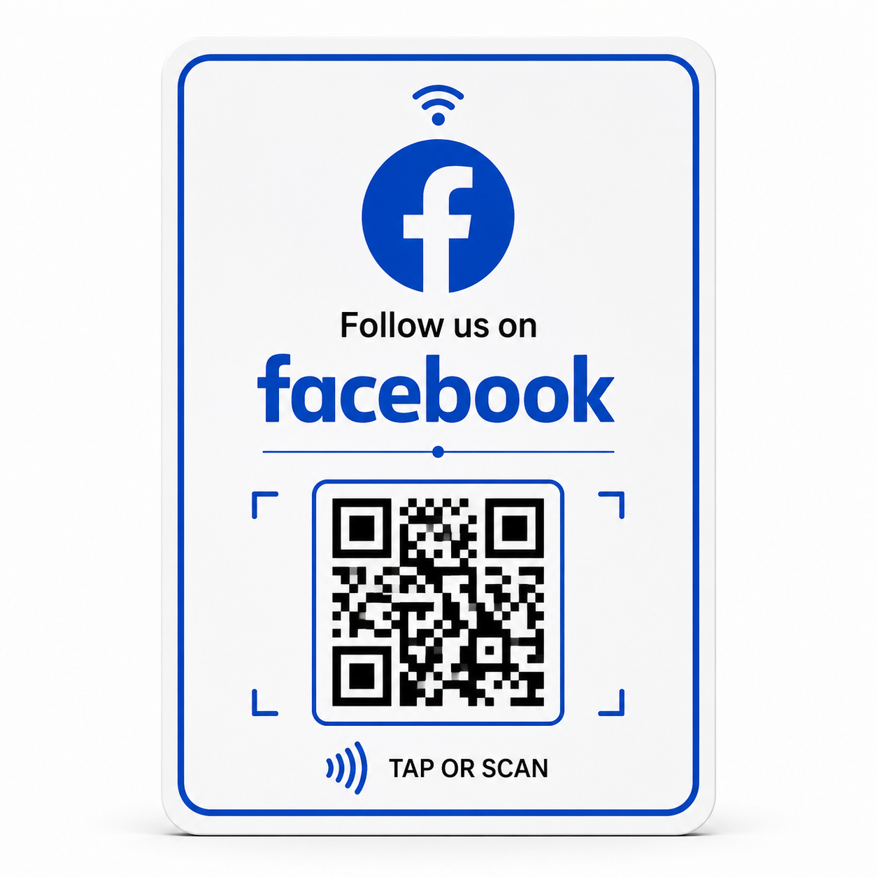 Facebook NFC Page Card with QR by Smaacaad Facebook NFC Page Card with QR by Smaacaad