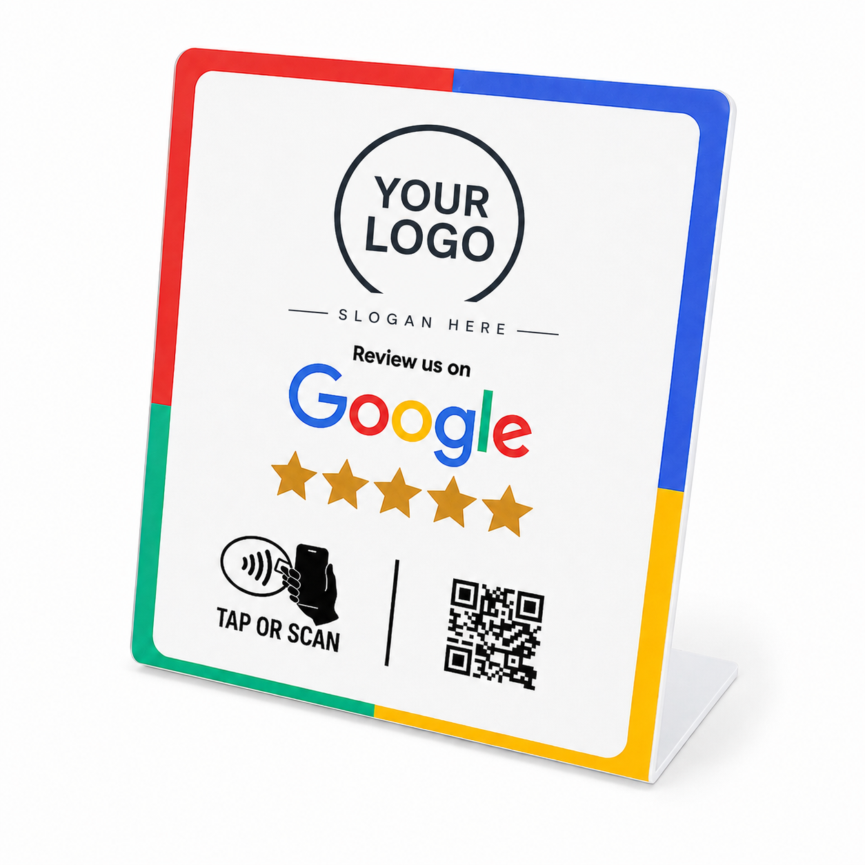 Google Review NFC Stand (QR + Logo) Google Review NFC Stand (QR + Logo)