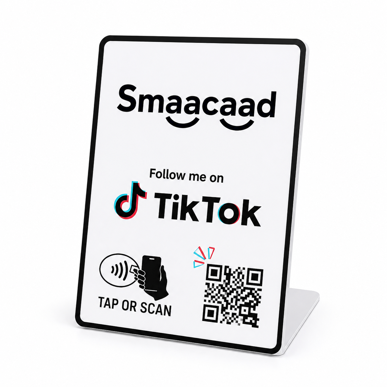 TikTok NFC Stand (QR) TikTok NFC Stand (QR)
